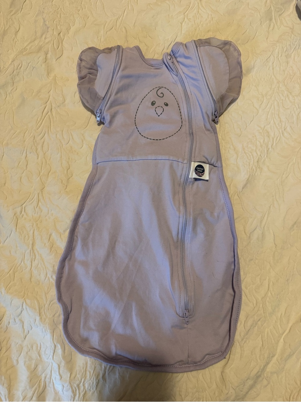 Nested bean weighted swaddle
